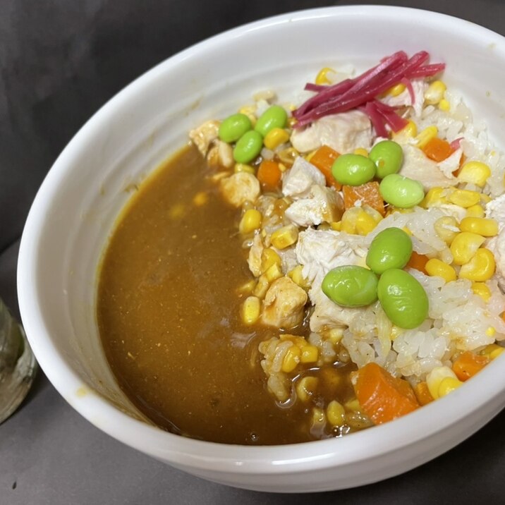 夏丼！とうもろこしご飯&スープカレー